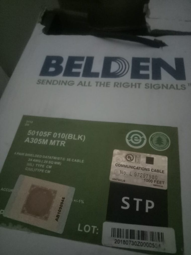 BELDEN CAT 5 STP 50105F